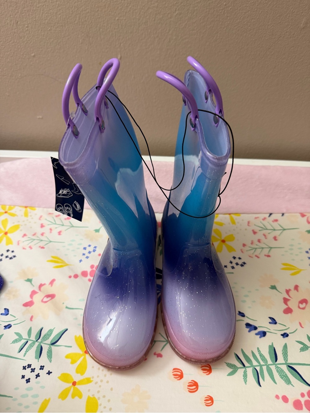 Target Kids Purple Ombre Rain Boots